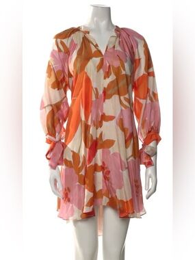 Hugo Boss Floral Print Mini Dress